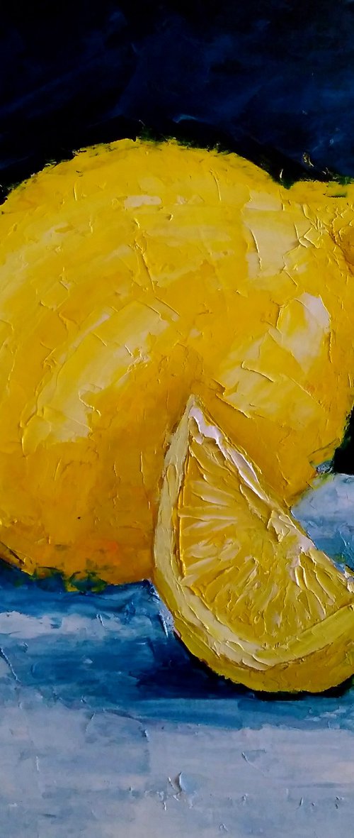 Lemon Still Life by Yulia Berseneva