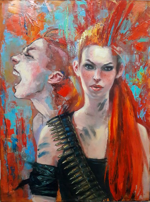 Screaming red by Irina Sergeyeva