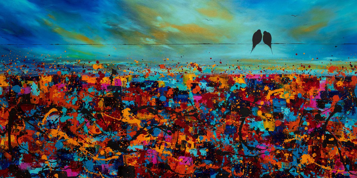 Birds On A Wire 37 by Art By Catalin