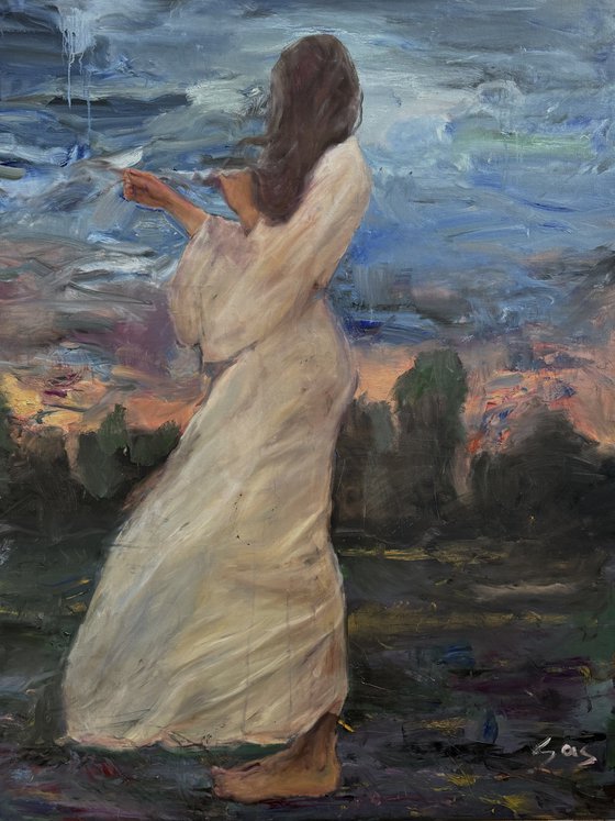 She Weaves Her Hair Into Clouds