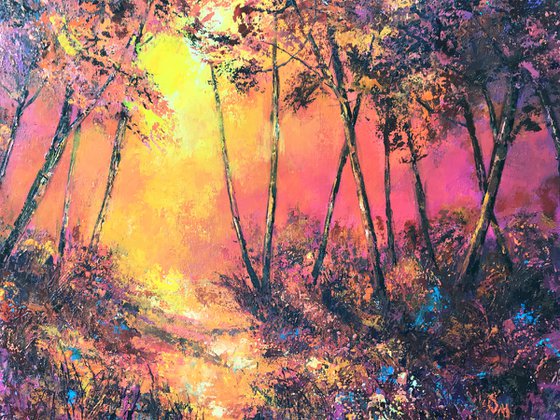 Where the Light Comes in -landscape painting