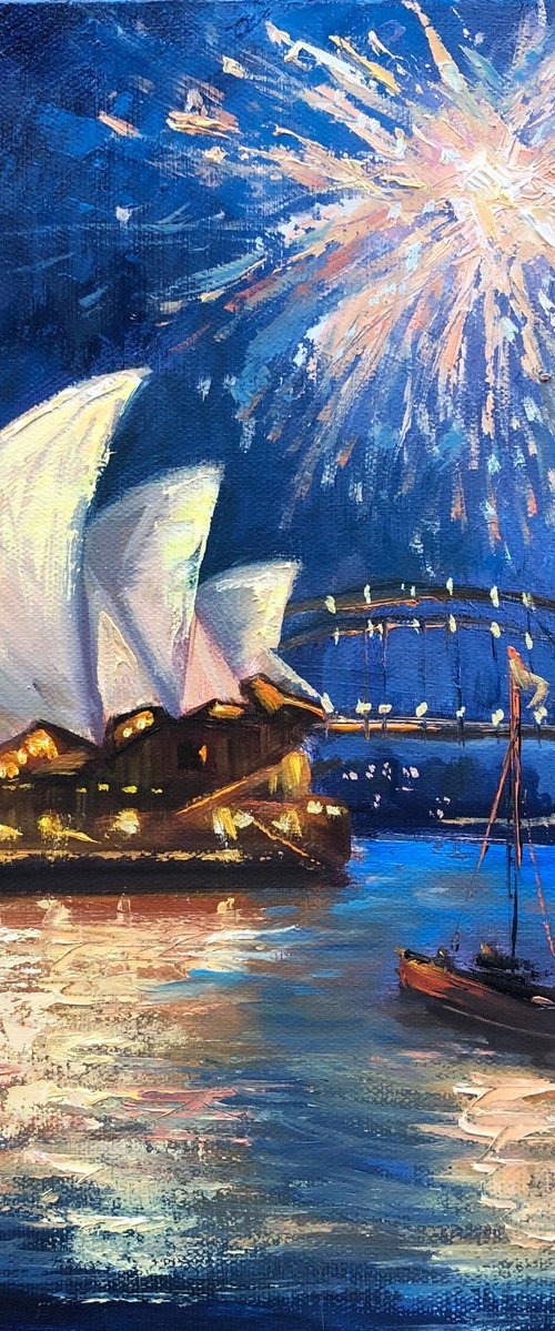 Celebrating Time at Sydney Harbour by Christopher Vidal