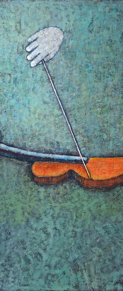 Stringless Violin (Giclée print) by Zhana Viel