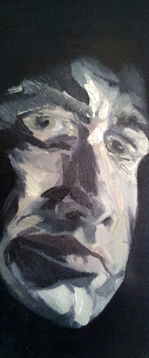 Out of the Dark (Self-Portrait) by Adam Grose MA PGCE