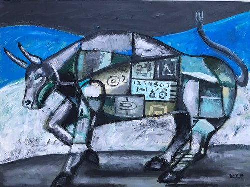 The Great Blue Bull by Roberto Munguia Garcia