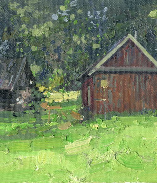 Bathhouses in Lukoshkino by Simon Kozhin