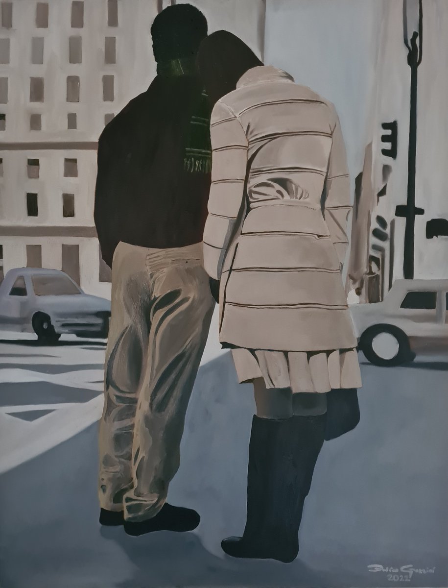 Photorealistic Portrait Oil Painting By Federico Grazzini, 28 X 35, Un Giorno, Original Artwork