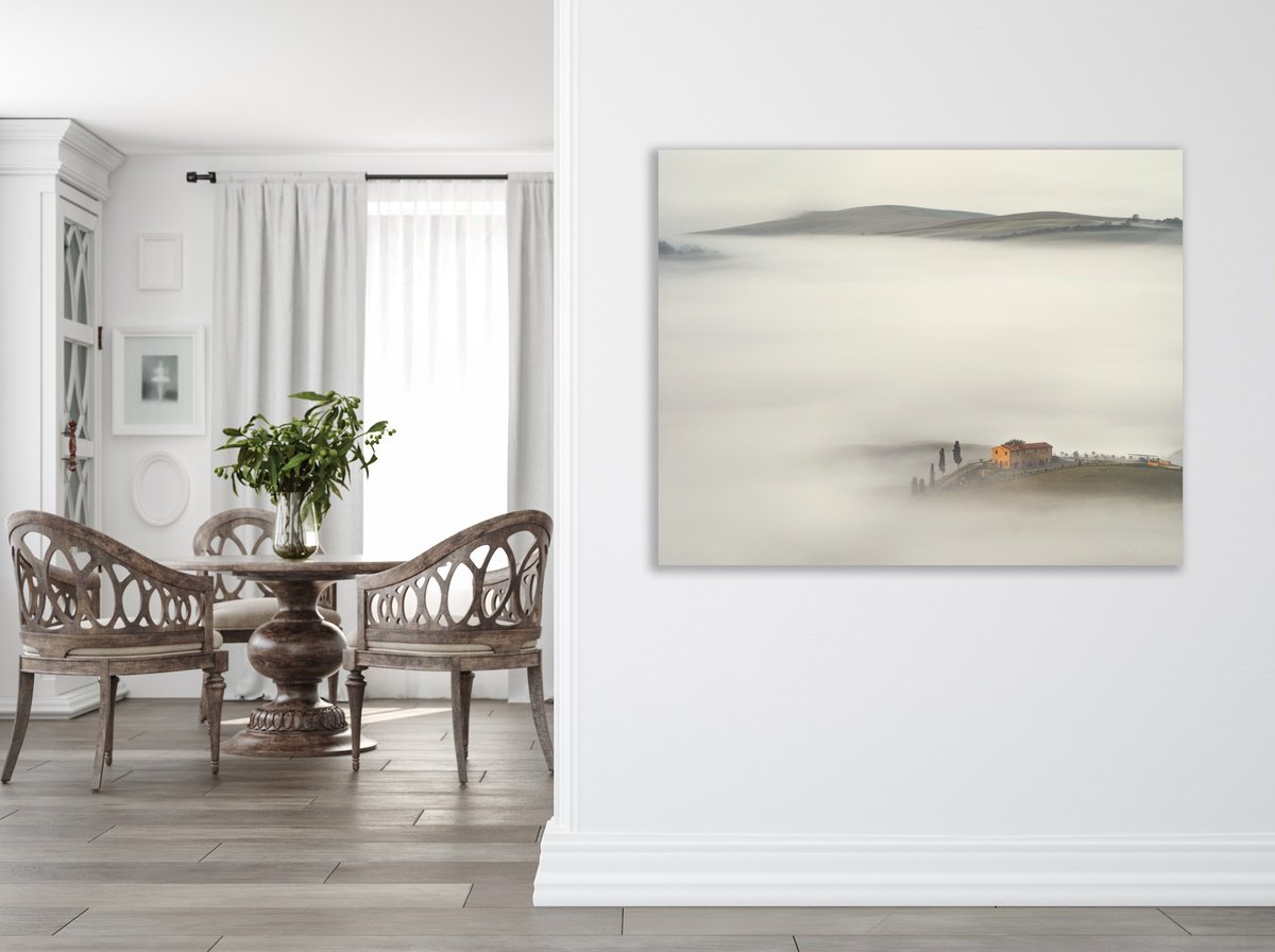 Photorealistic Landscape Photograph By Pavel Oskin, 54 X 43", Solitude, Original Artwork