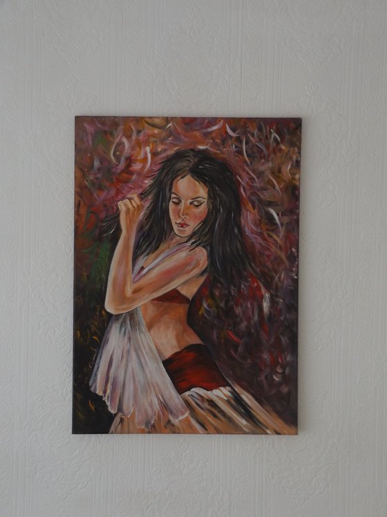 Dancer in Crimson