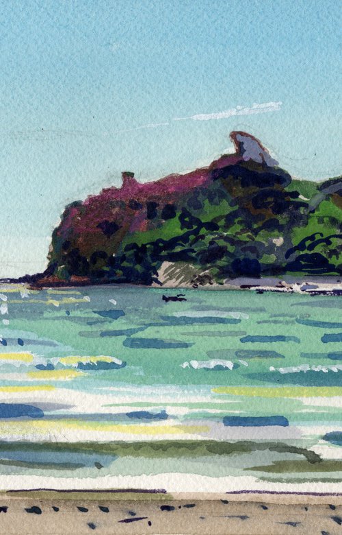 Seascape sillouette by Paul Gurney