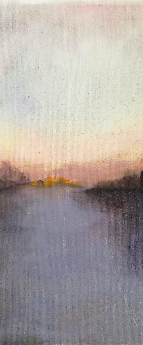 Dusk - Small landscape by Daniela Roughsedge