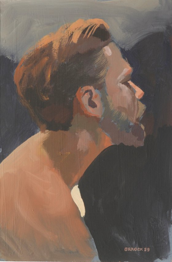 Male head study
