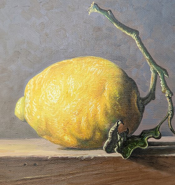 Lemon with Leaf