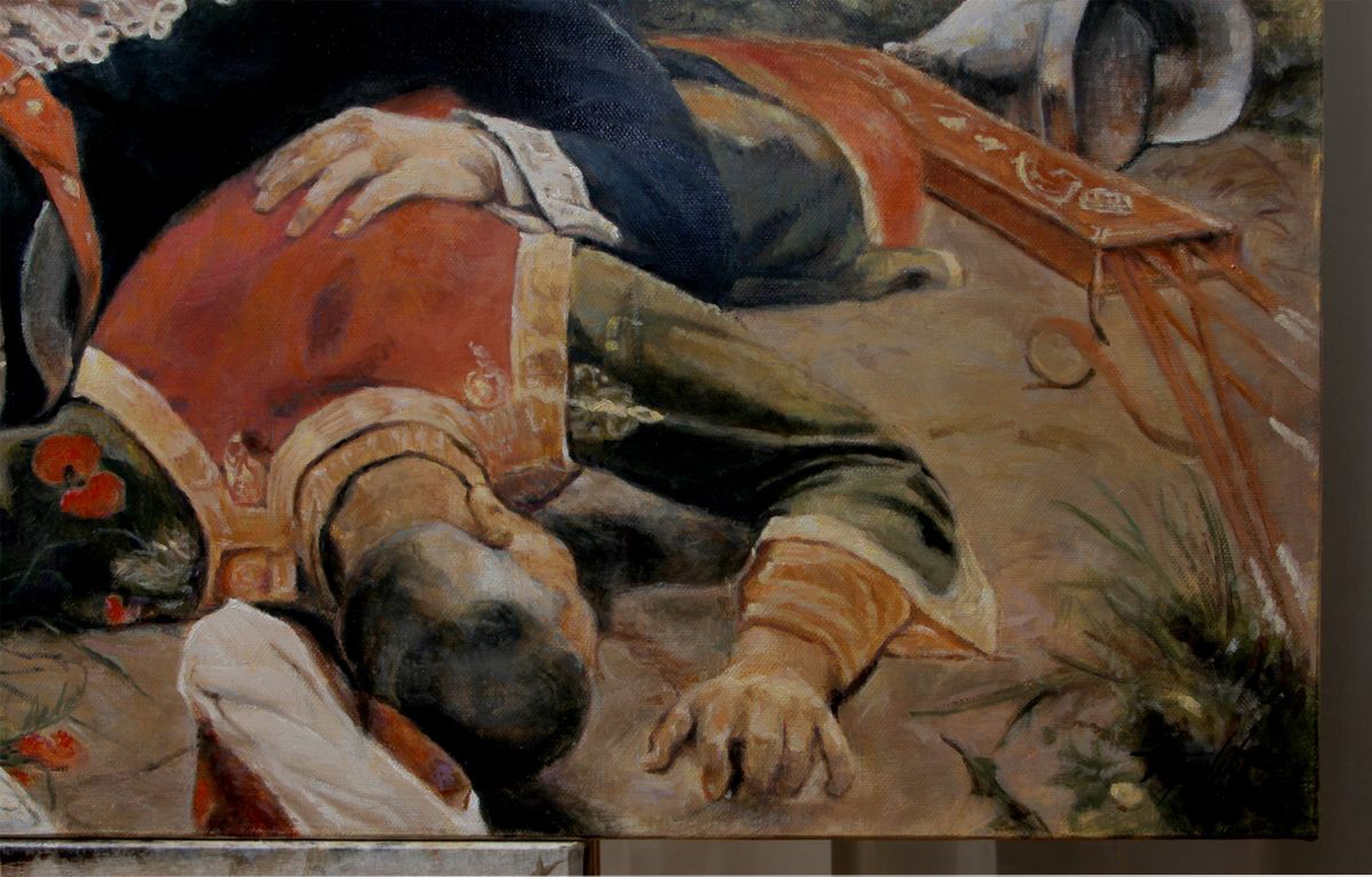 Kosovo Maiden Oil Painting By Darko Topalski Artfinder