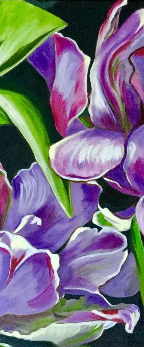 Bouquet of tulips by Olga Koval