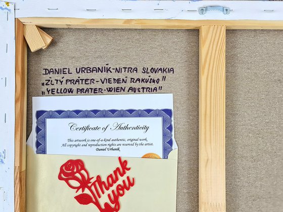 Yellow Prater in Vienna Austria