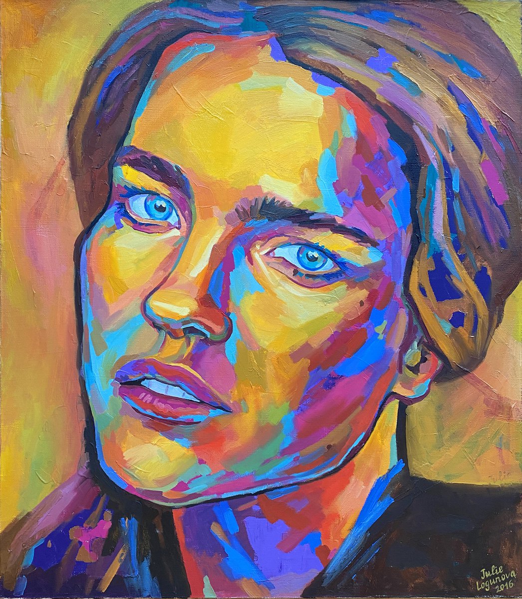 Portrait Natalia 60x70 cm by Julia Logunova