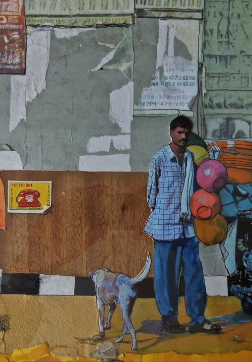 Memories of India  The Bowl Seller by Jeff Stancliffe