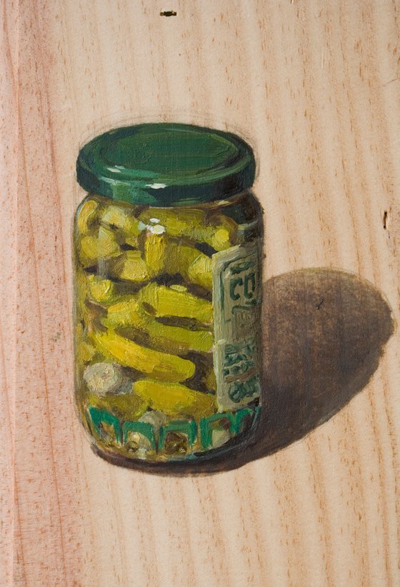 still life of pickles for food lover