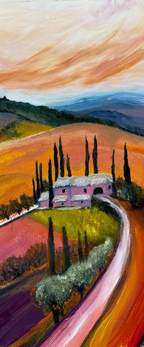 Tuscan Reverie by Anastasiia Novitskaya