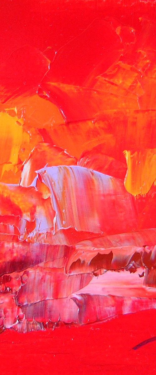 Red Orange III (ref#:834-10Q) by Saroja van der Stegen