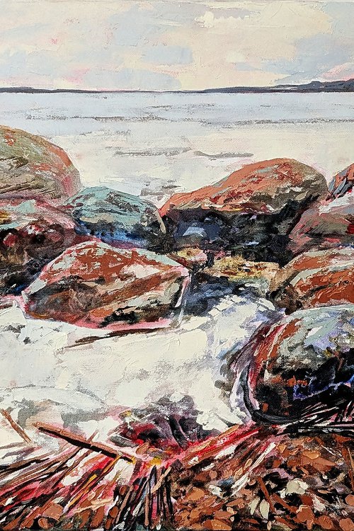 Frozen stones by Alexander Mikhaylov