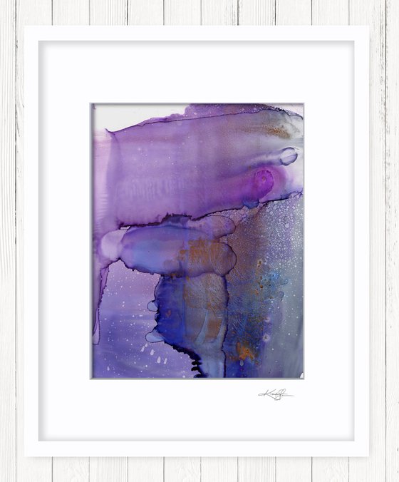 A Mystic Encounter 36 - Zen Abstract Painting by Kathy Morton Stanion