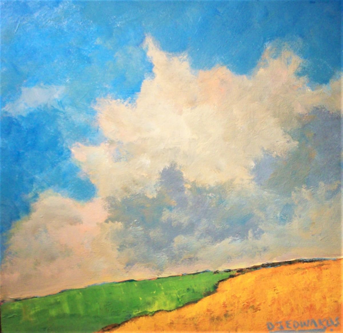 Clouds Over Romney Marsh by David J Edwards