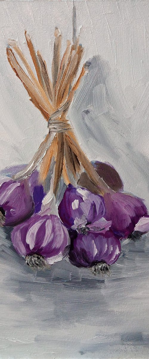 Garlic still life by Dmitry Fedorov