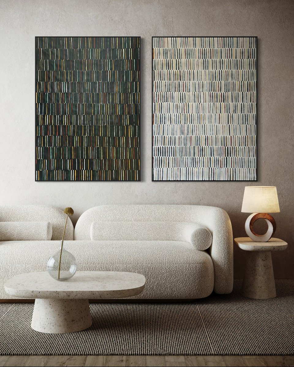 Vibrations In Black And White By Samantha Malone, 74 X 51, Artwork For Sale On Artfinder