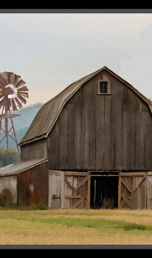 BLUE RIDGE BARN by Joe McHarg