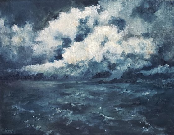 "Never Alone" - Seascape - Storms - Ocean