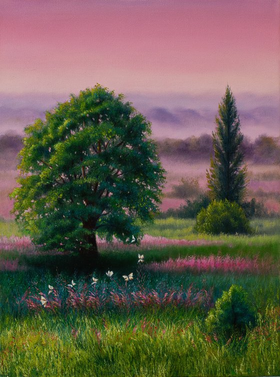 Where calm blossoms