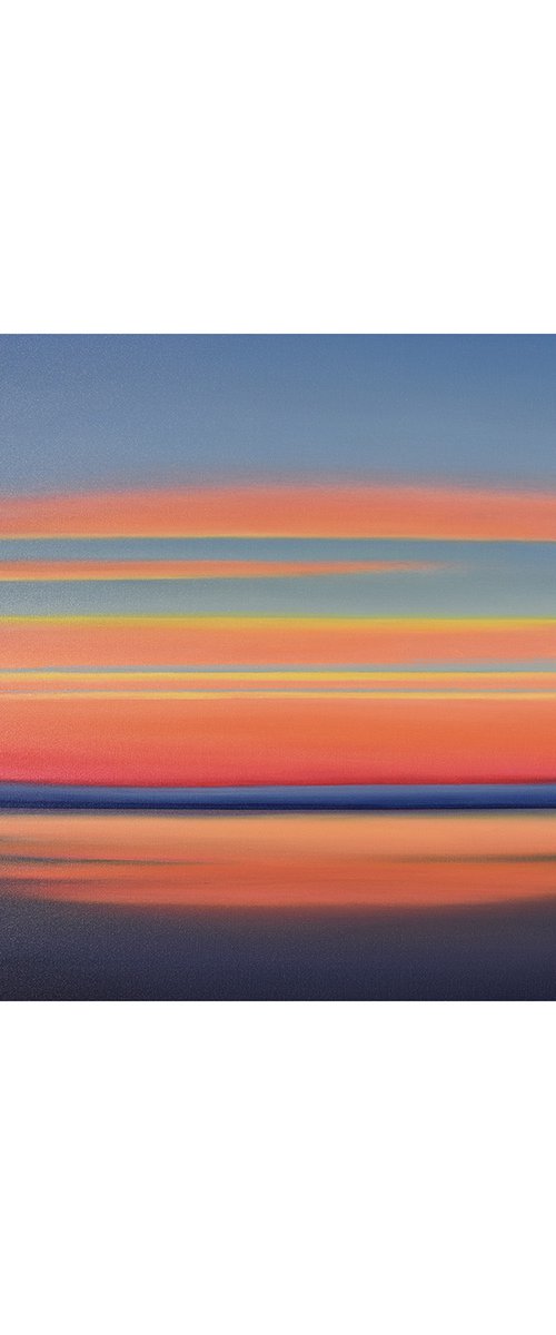 Twilight Mood - Abstract Beach by Suzanne Vaughan
