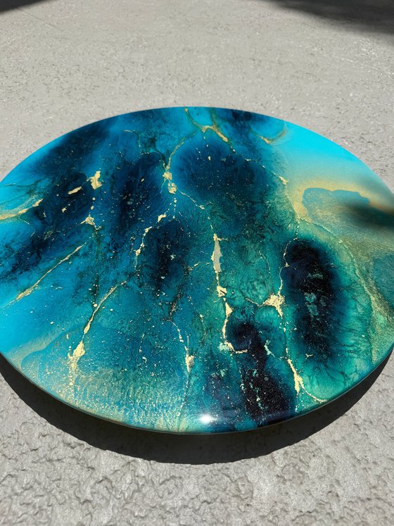 Golden Halo, Blue Depth #1