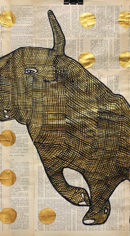 Golden Bull. by Marat Cherny