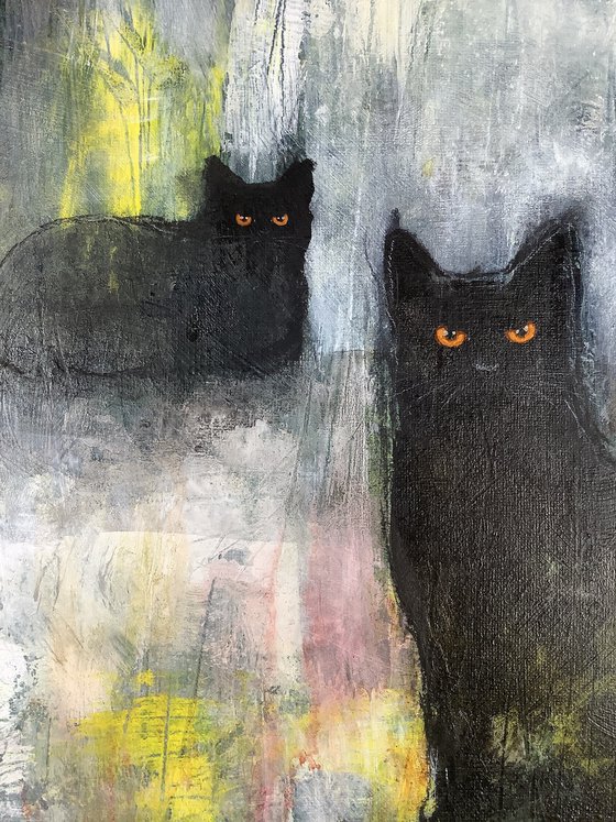 ABSTRACT BLACK CATS