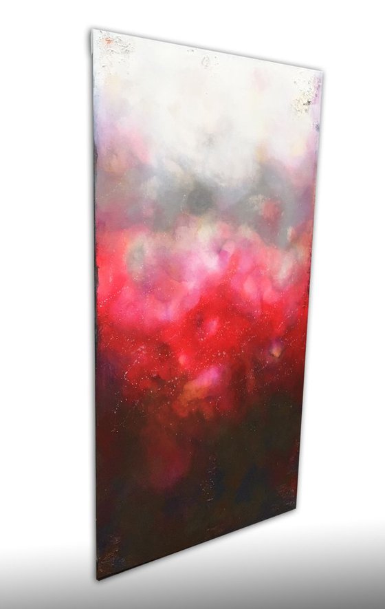 vertical reds (140 x 70 cm)