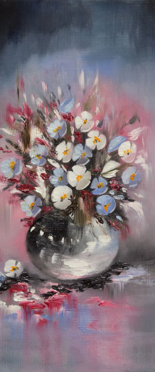 Blue Poppies by Lana Frey
