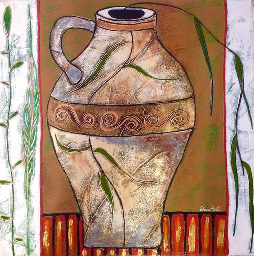 Contemporary vase # 1 by Diana Rosa