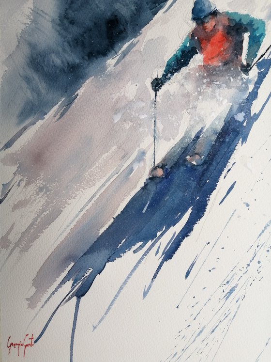 the skier 9