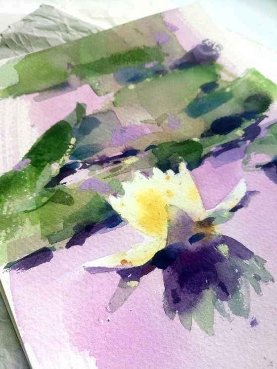 Diptych "Melody of river"