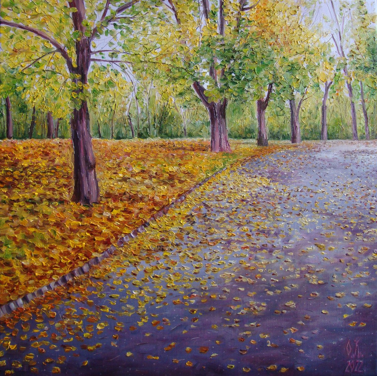 Purple trail by Olga Knezevic