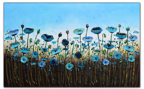 A burst of Blue Poppies