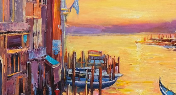 Venice at Sunset Glow