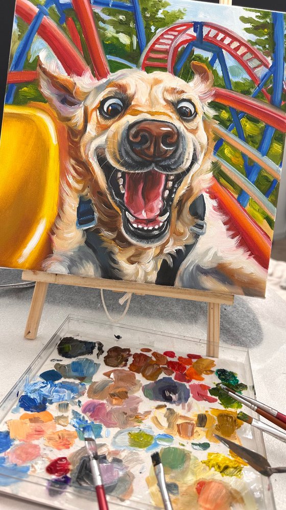 No Brakes | Dog on Rollercoaster