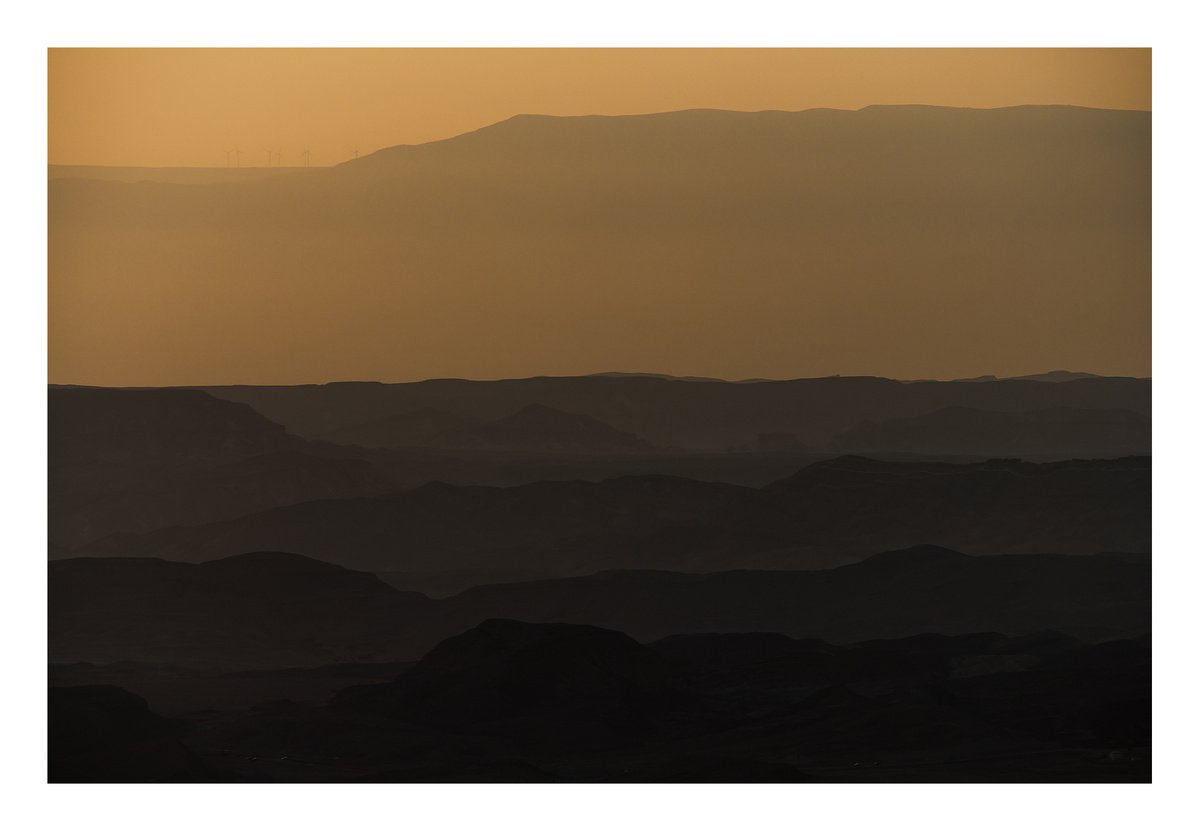 Sunrise over Ramon crater #2 | Limited Edition Fine Art Print 1 of 10 | 90 x 60 cm by Tal Paz-Fridman