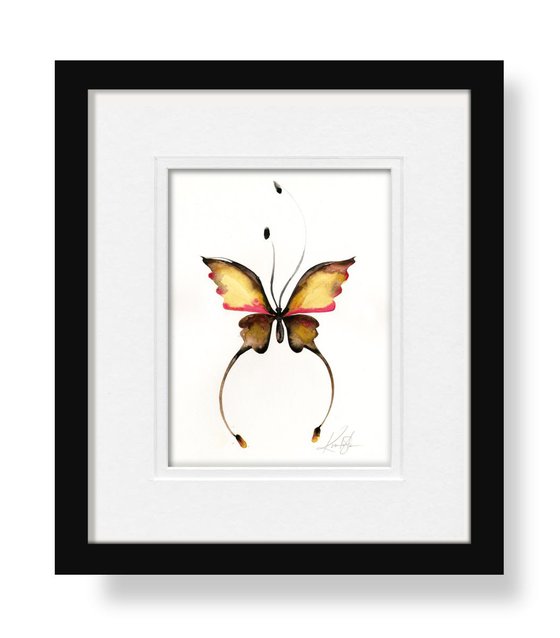 Watercolor Butterfly 14 - Abstract Butterfly Watercolor Painting