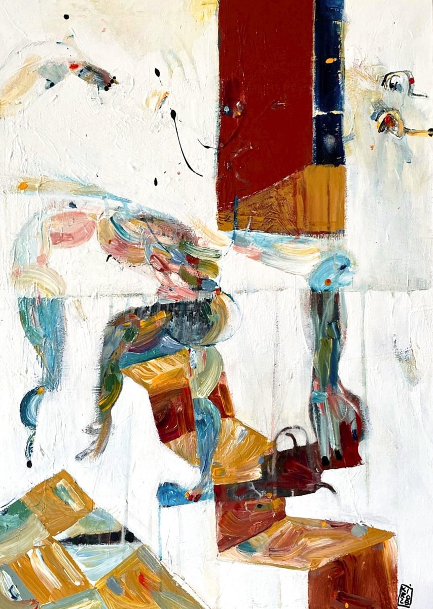 A Stairway To By Kiro, 20 X 28, Artwork For Sale On Artfinder