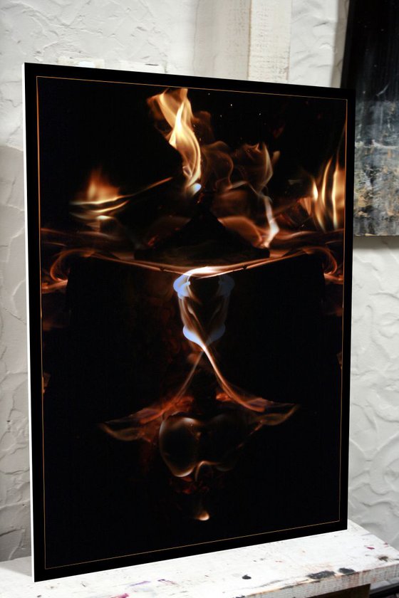 FANTASTIC INCANDESCENT REALITY FIRE COMPOSITION MANIPULATED PHOTOGRAPHY BY MASTER OVIDIU KLOSKA